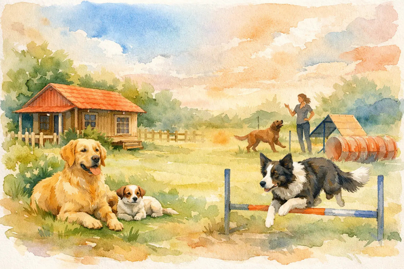 Kan hundehotell kombineres med trening?